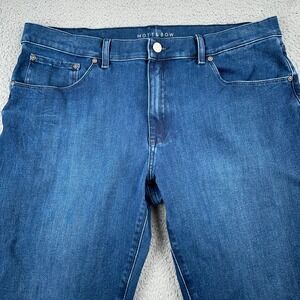 Mott & Bow Jeans Mens 38x30 Blue Straight Leg Denim Stretch Comfort Casual